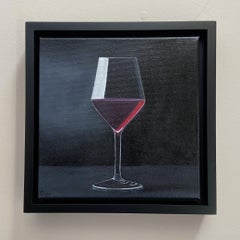 Wine Glass, Painting, Oil on Canvas