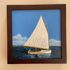 Sail Away, Painting, Oil on MDF Panel