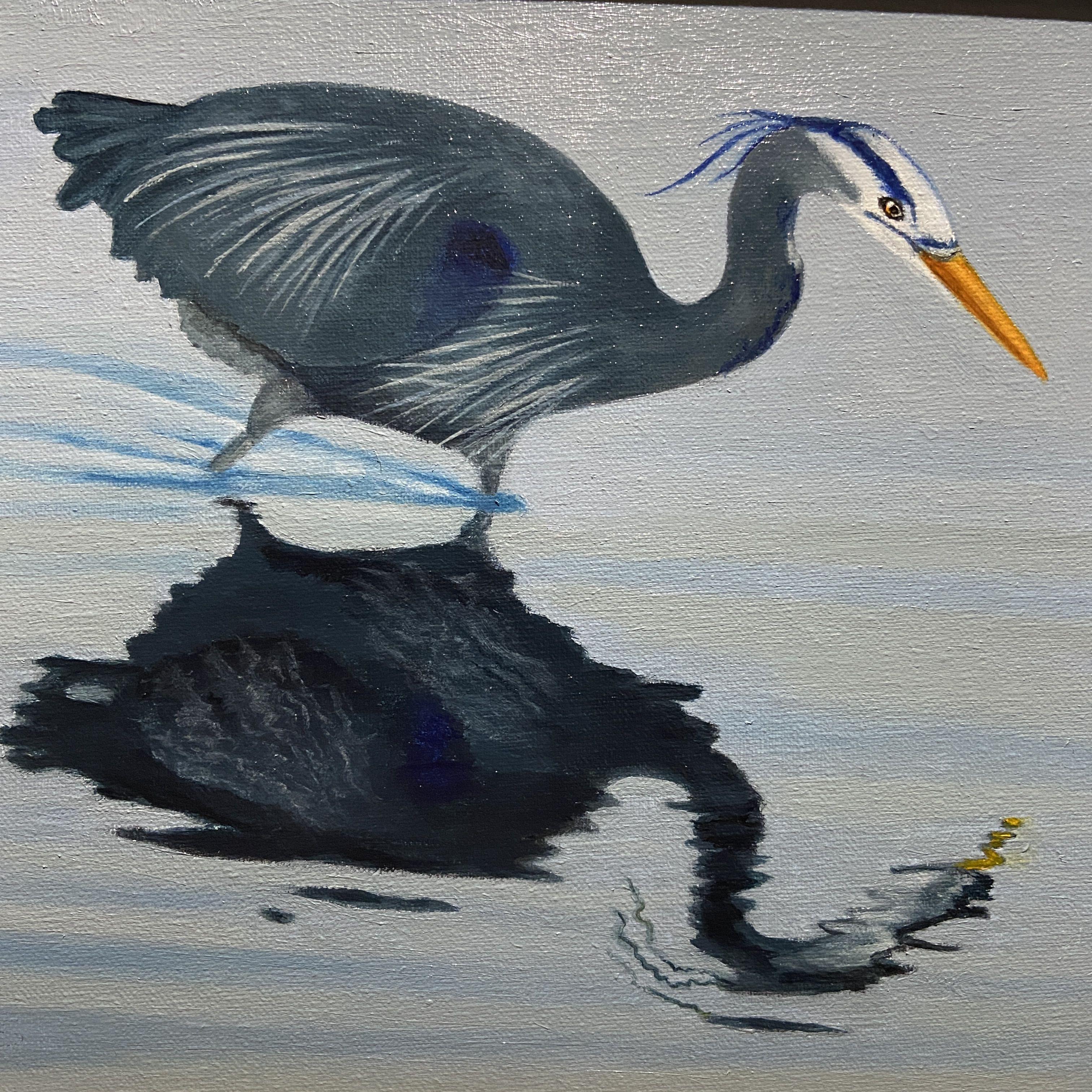 On the Hunt II, Painting, Oil on Canvas