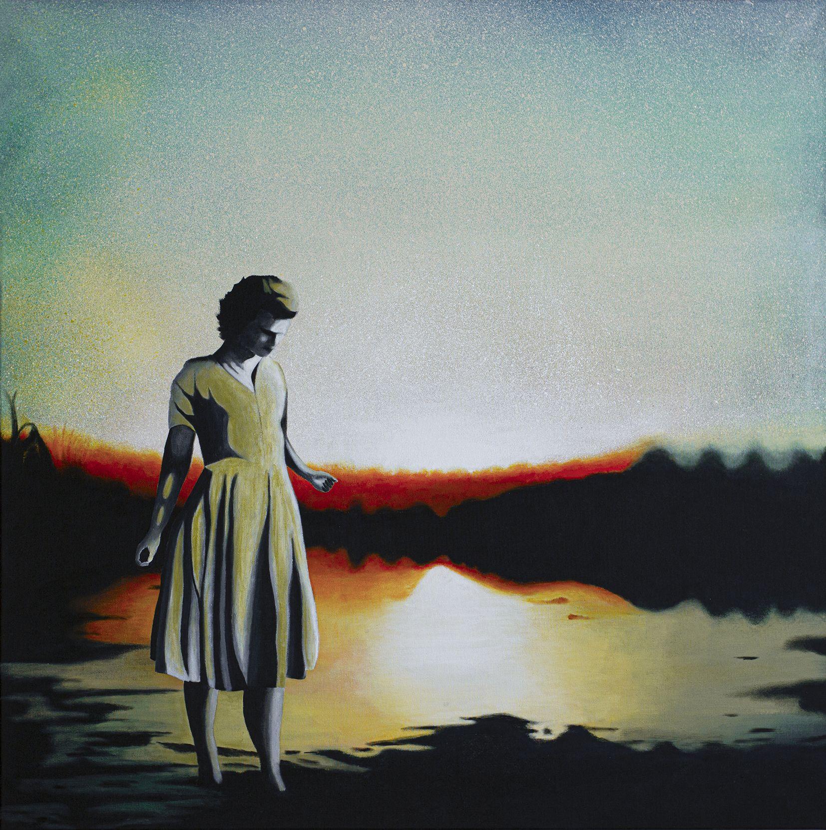 DAYS WITHOUT END, peinture, acrylique sur toile - Art de db Waterman