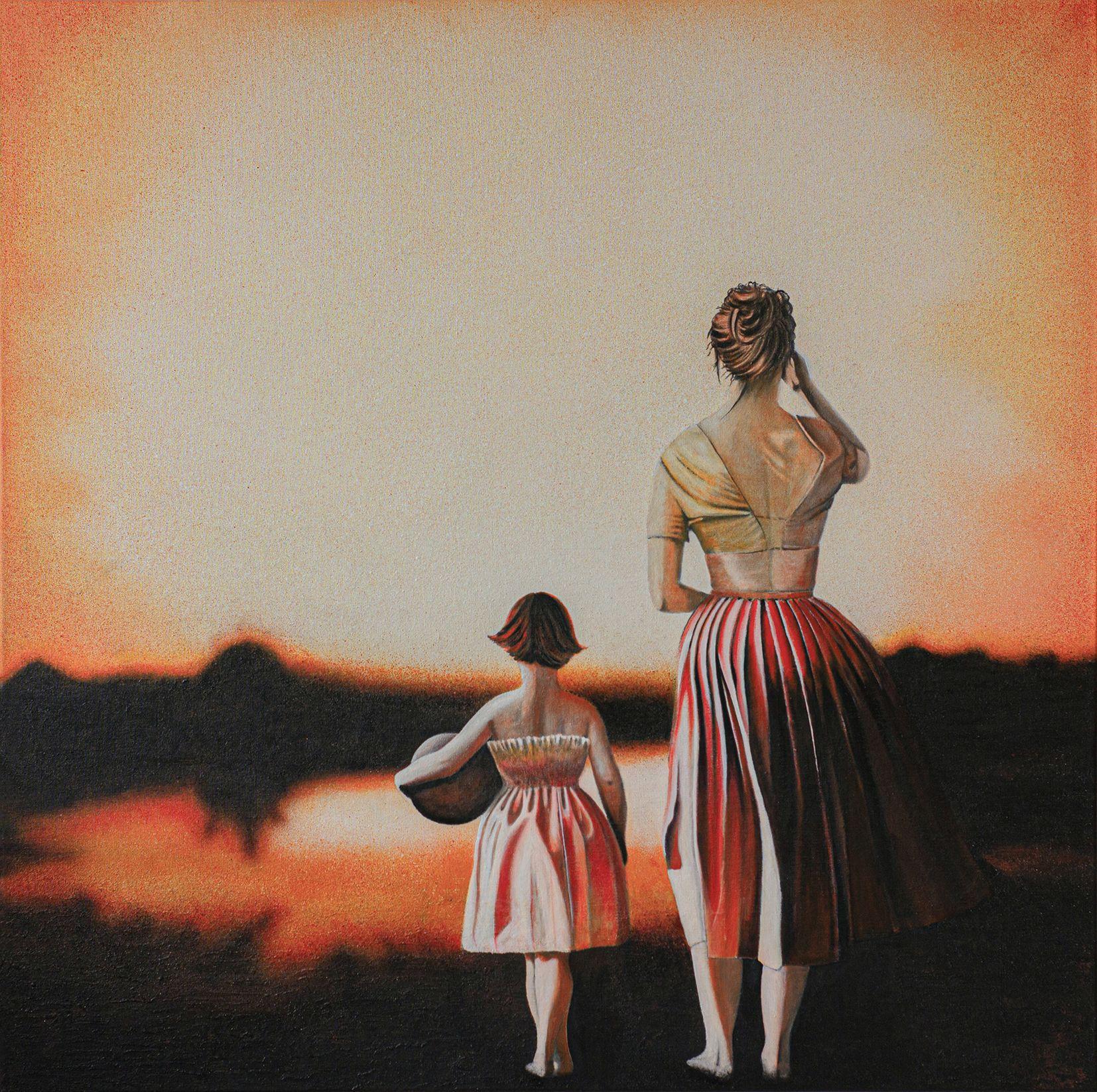 HEAVEN CAN WAIT, Painting, Acrylic on Canvas - Art by db Waterman