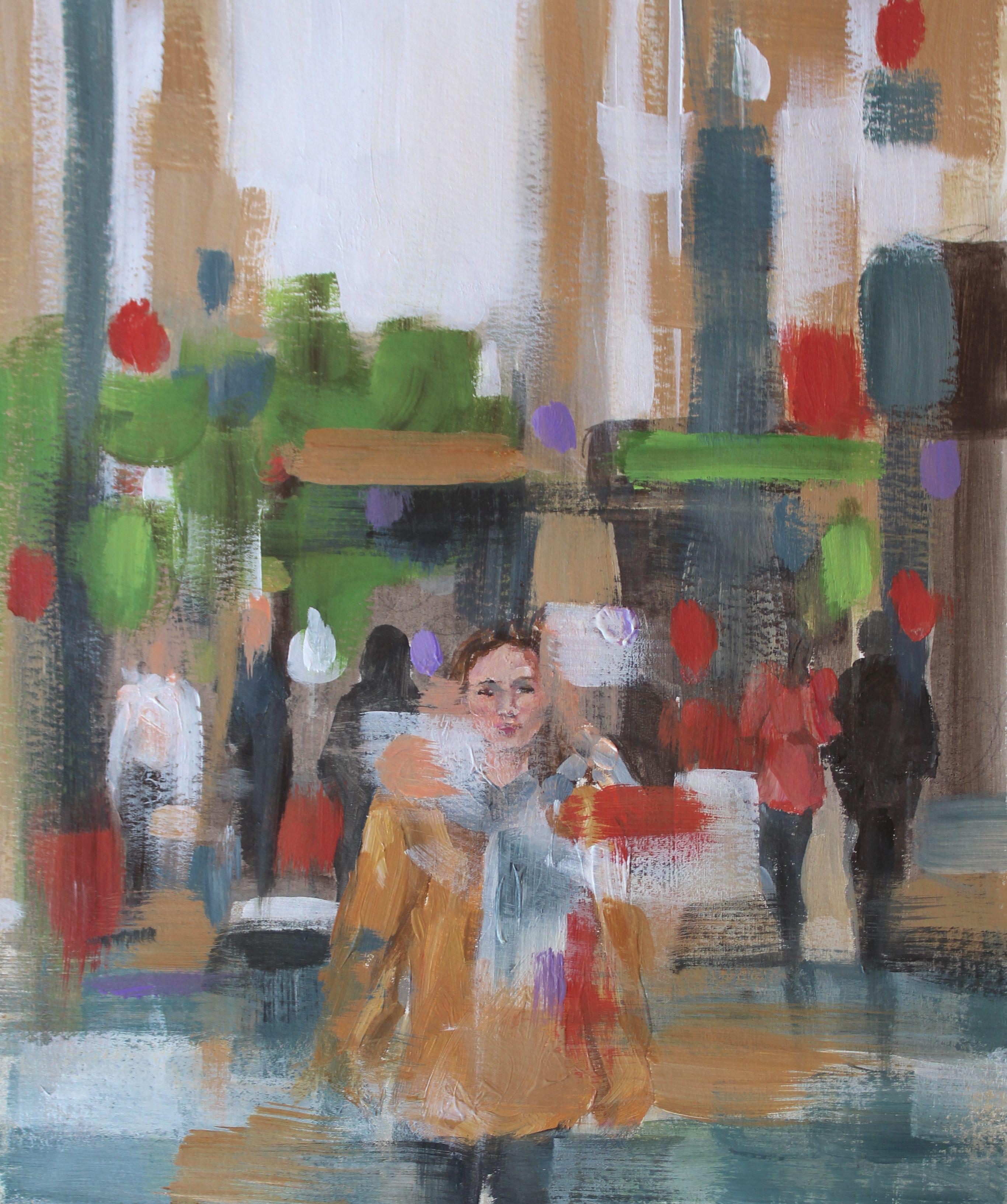 A Colorful Life, Painting, Acrylic on Paper