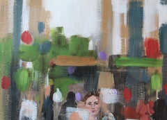 Una vida llena de color, Pintura, Acrílico sobre papel