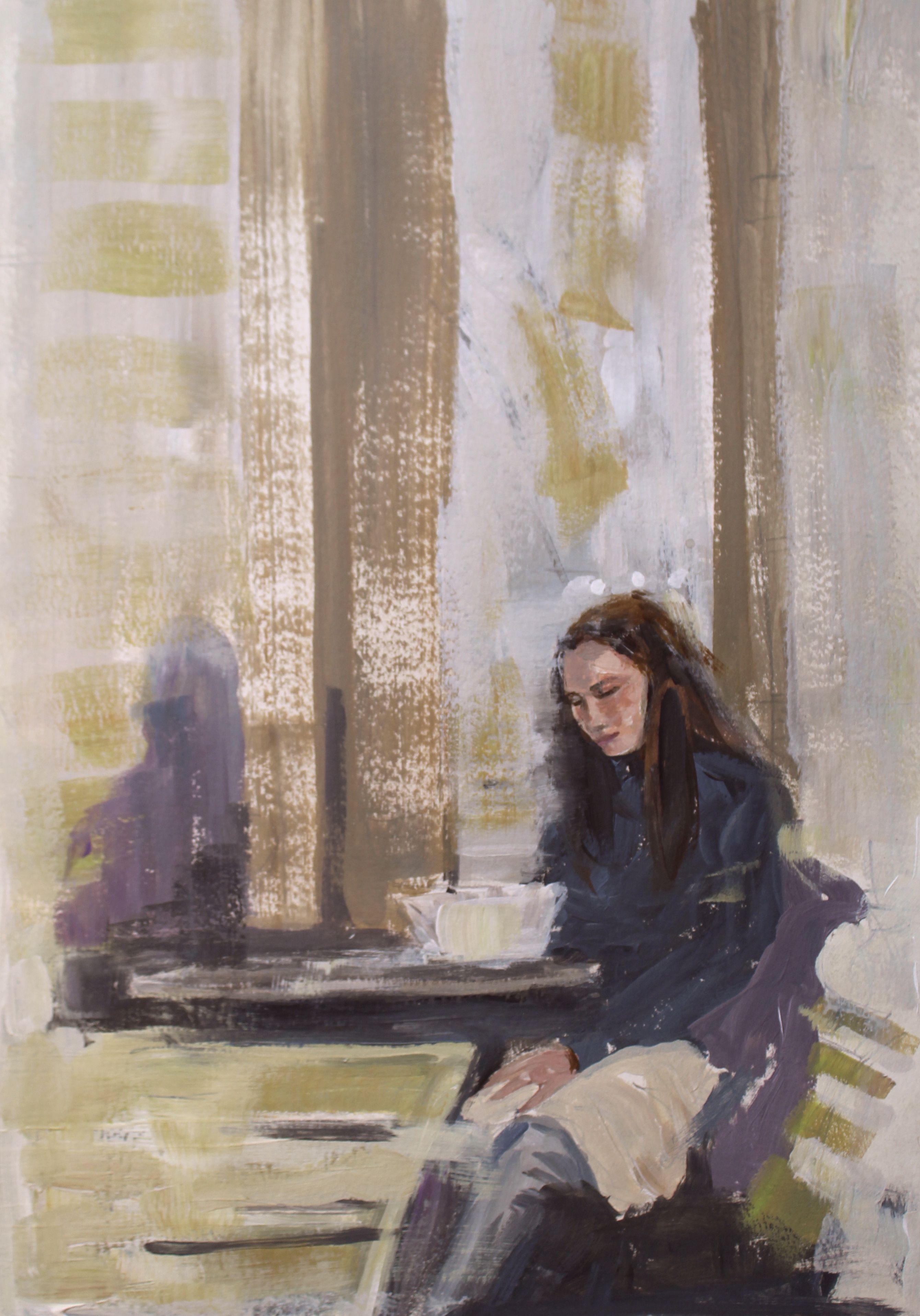Grace, Painting, Acrylic on Paper - Art by Debbie Pacheco