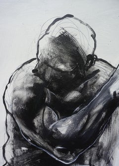 Prometheus Pyrphoros, Painting, Acrylic on Canvas