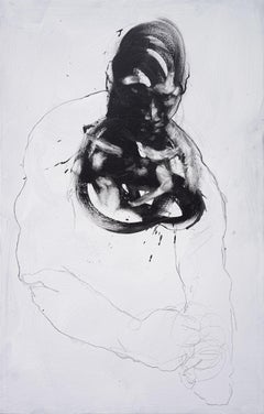 Figure of Form and Emptiness, Painting, Acrylic on Canvas