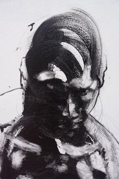 Figure of Form and Emptiness, Painting, Acrylic on Canvas
