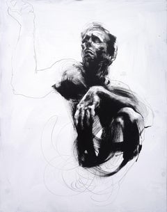 Adam in the Garden, Painting, Acrylic on Canvas