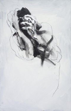 Recoiling poet, Painting, Acrylic on Canvas