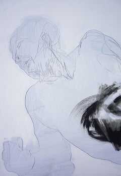 The death of Patroclus, Painting, Acrylic on Canvas