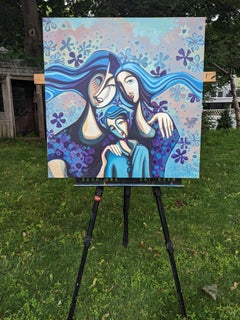 Mother's touch, Painting, Acrylic on Canvas