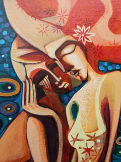 Prendersi cura di te, Pittura, Acrilico su tela