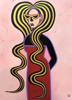 Elle, peinture, acrylique sur toile