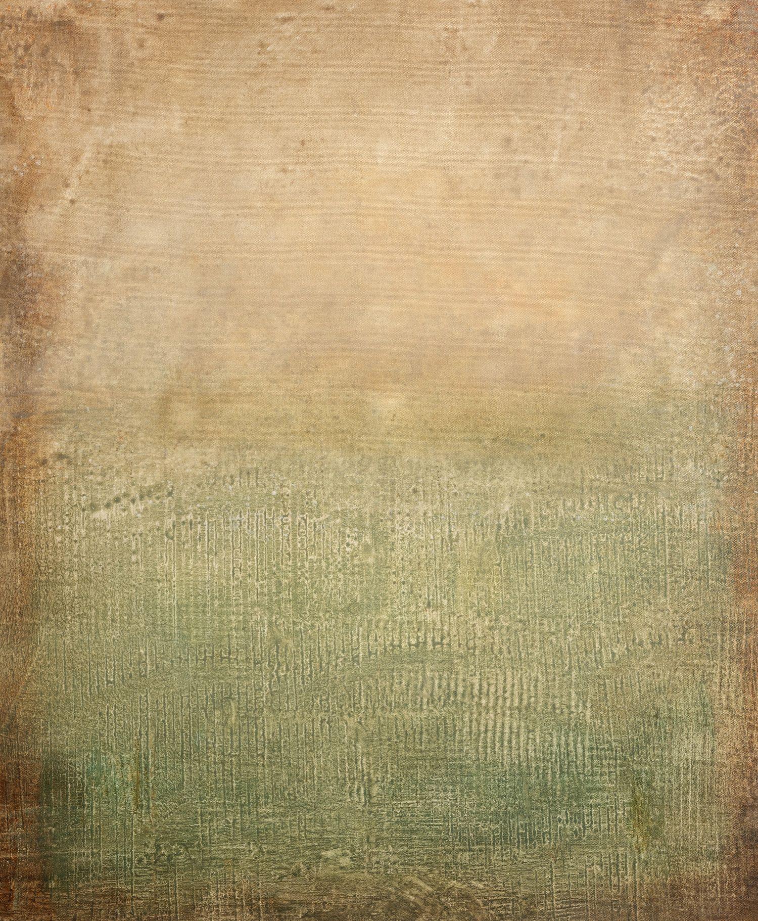 Green Earth 250214, Gemälde, Acryl auf Leinwand – Art von Don Bishop