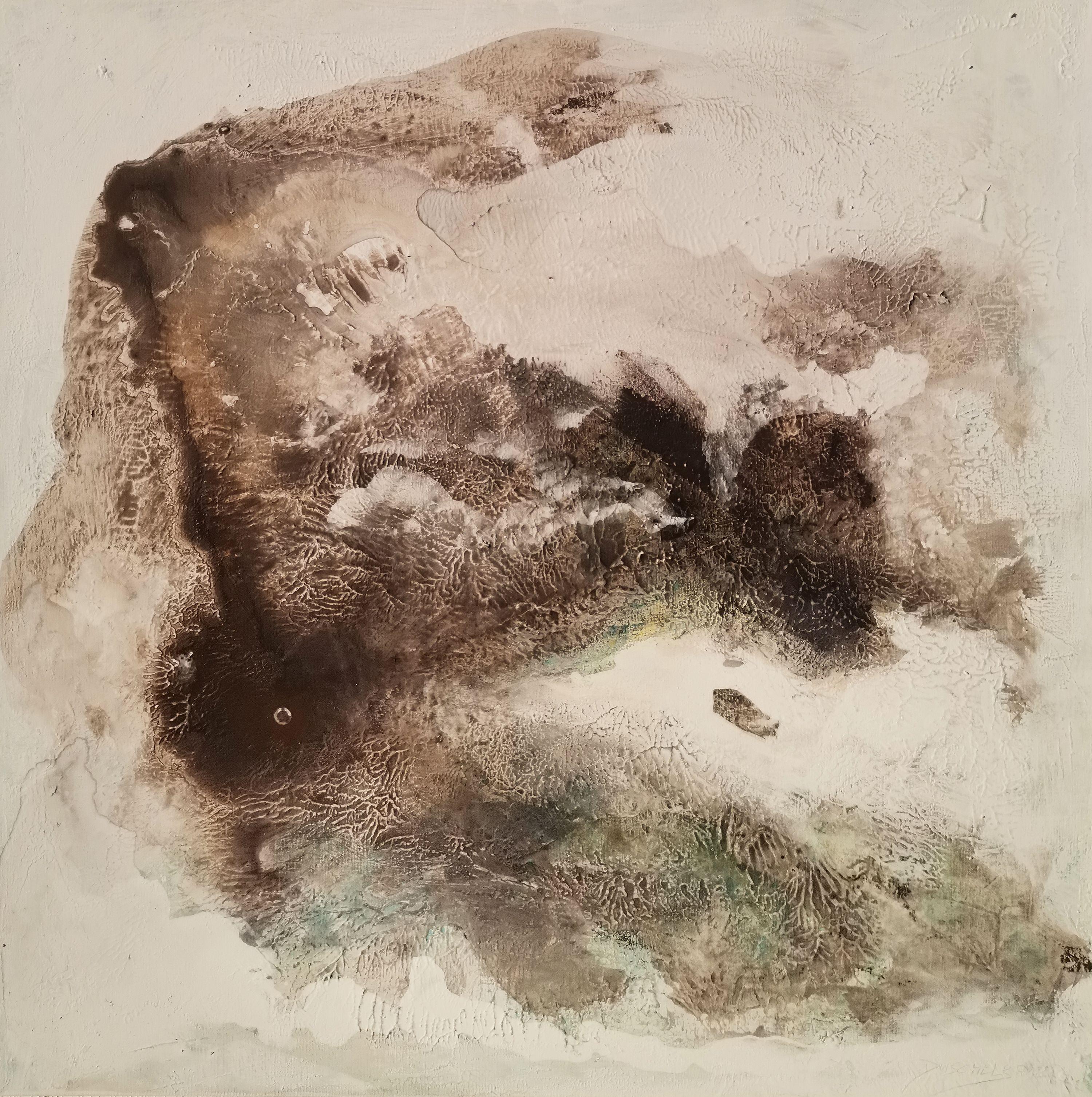 Sumergido - Submerged, Painting, Acrylic on Canvas - Art by Doris Duschelbauer