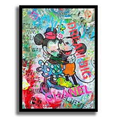 The Way Mickey - Original Painting on Canvas, Painting, Acrylic on Canvas