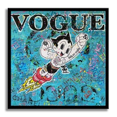 Astro boy Vogue â€“ Original Painting on canvas, Painting, Acrylic on Canvas