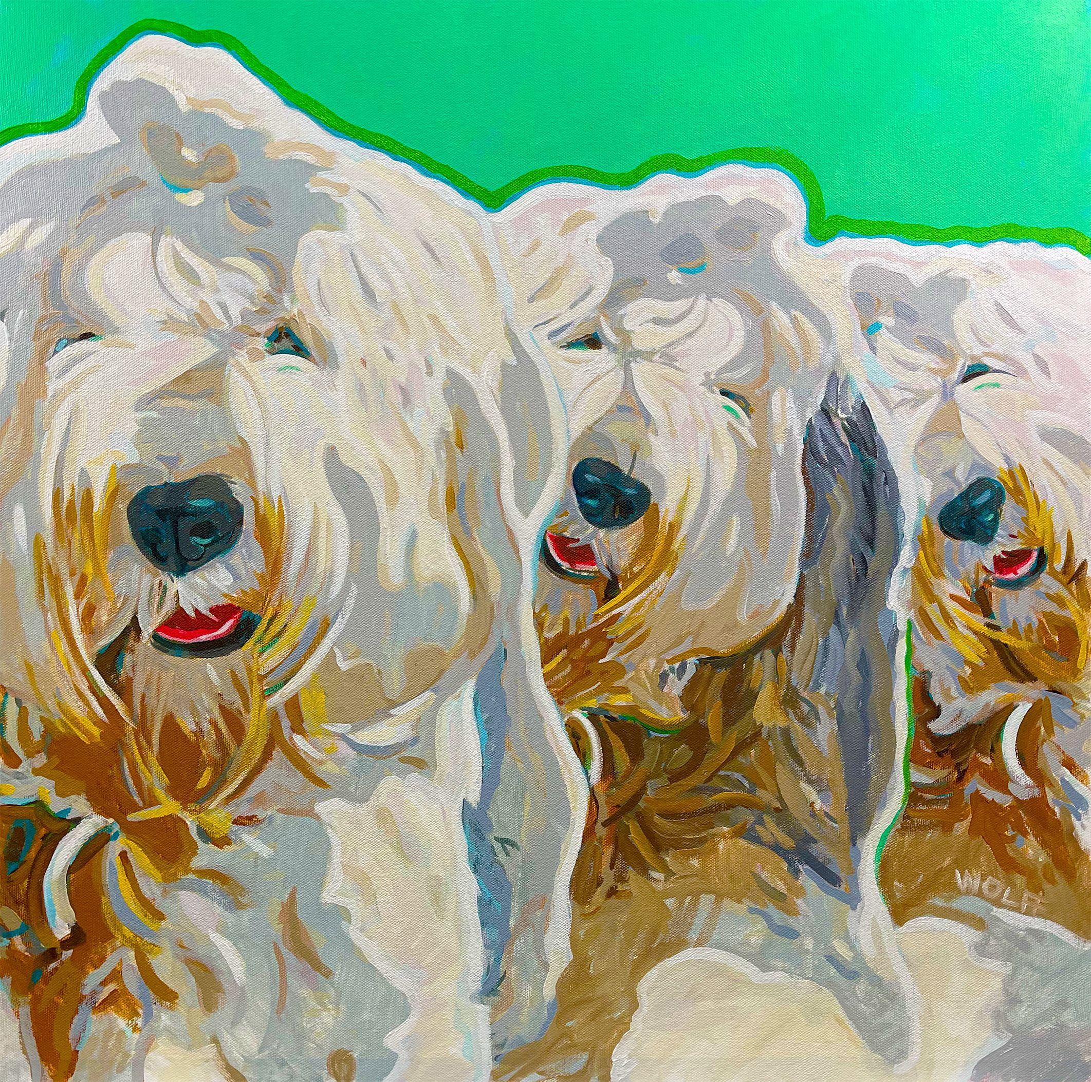 Shaggy, peinture, huile sur toile