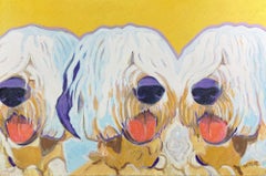 Dog Is My Sheperd, peinture, huile sur toile