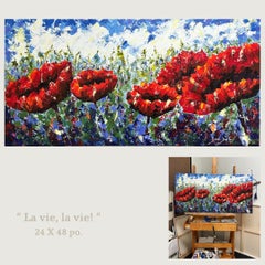 La vie, la vie !, Pintura, Acrílico sobre lienzo