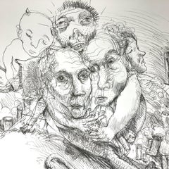 EDAD ANTIGUA, Dibujo, Pluma y Tinta sobre Papel Acuarela