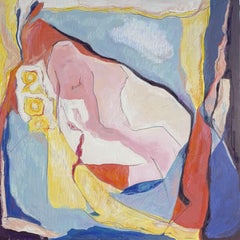 Per favore, non guardare, Pittura, Olio su tela