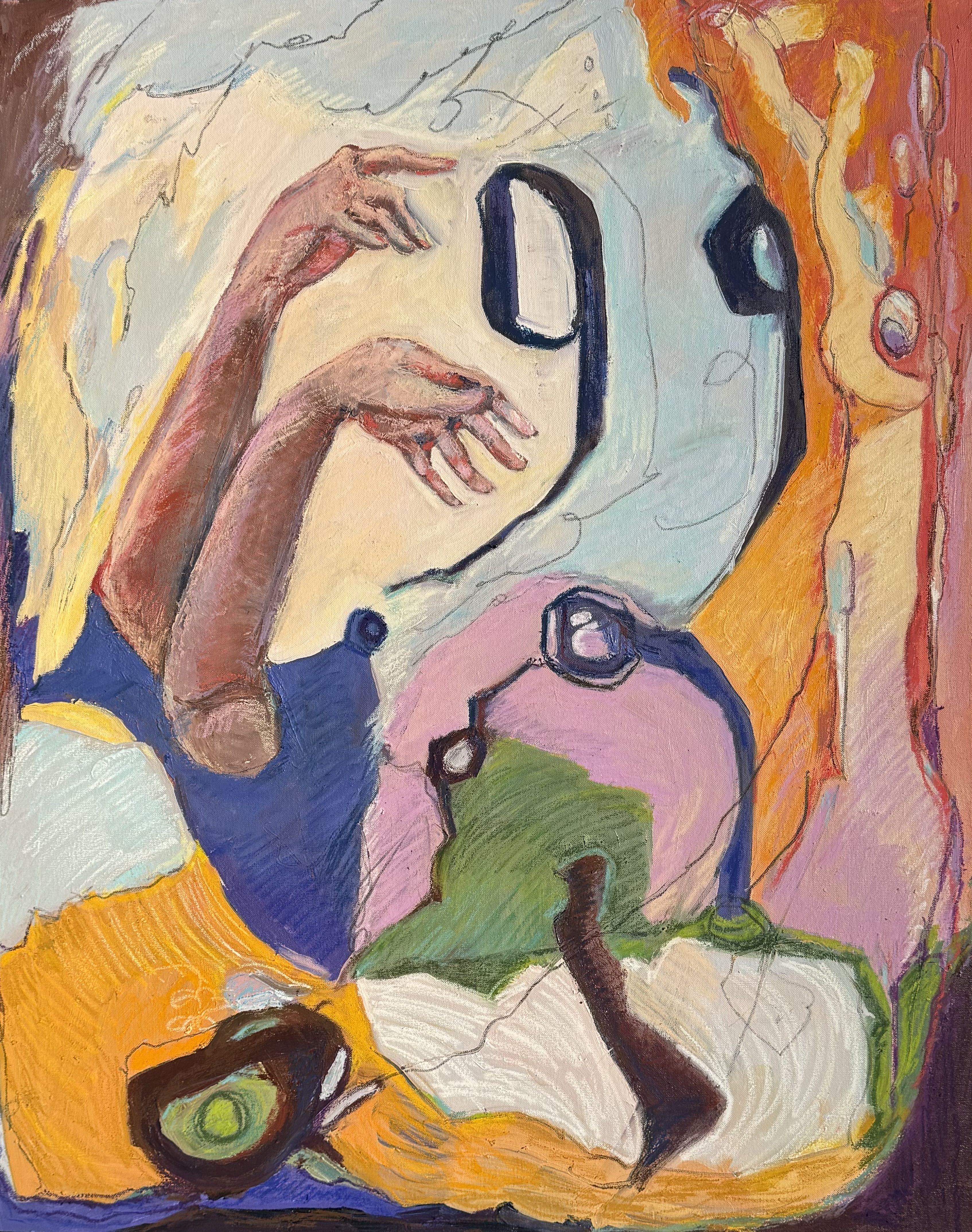 La Maestra Interior, Painting, Oil on Canvas
