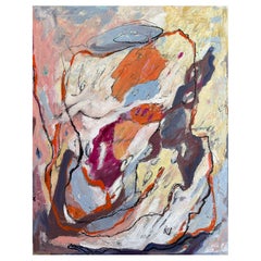 La linea che fiorisce, Pittura, Olio su tela