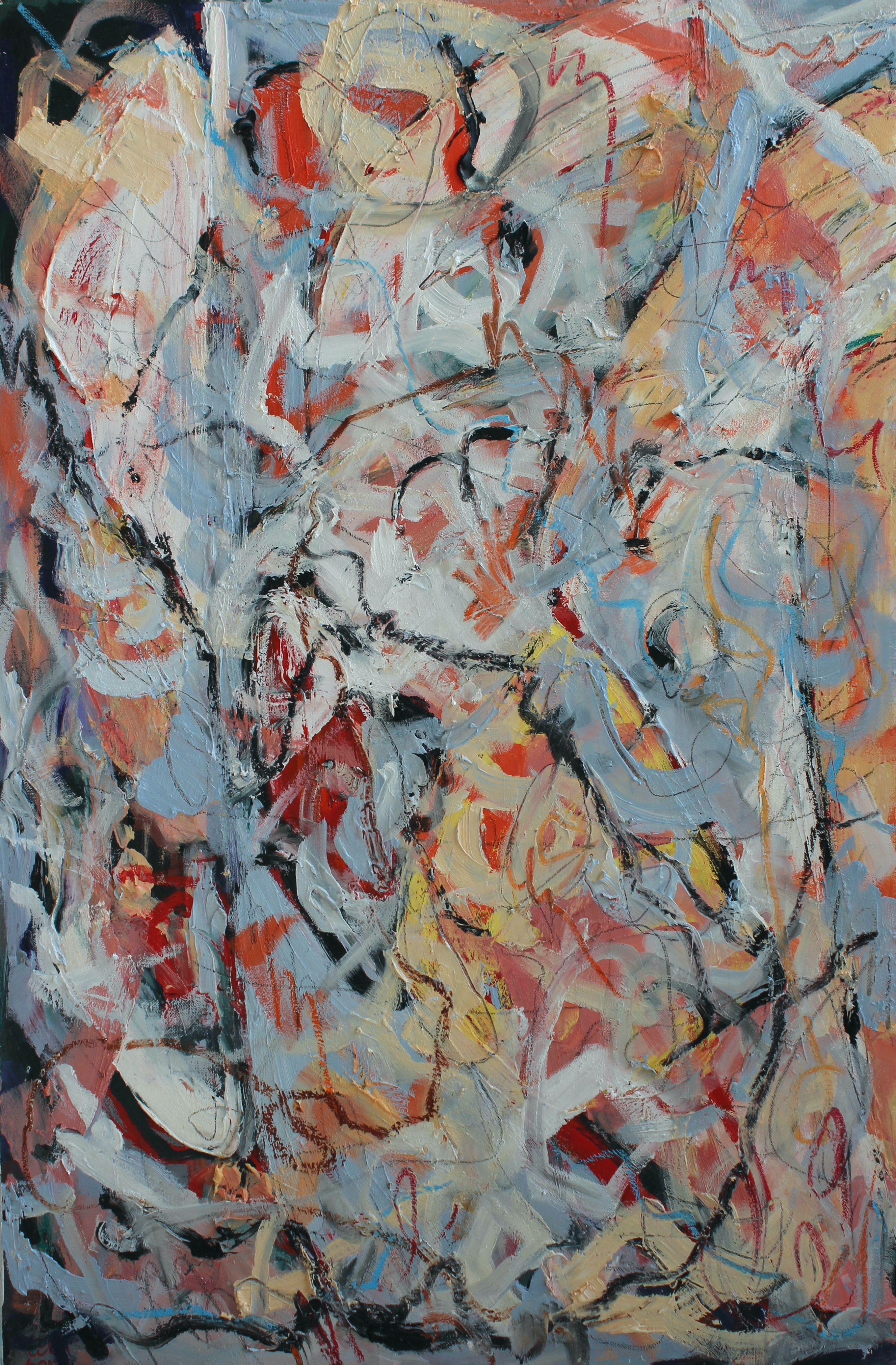 Rise!-1, Pittura, Olio su tela - Art di Elena Done