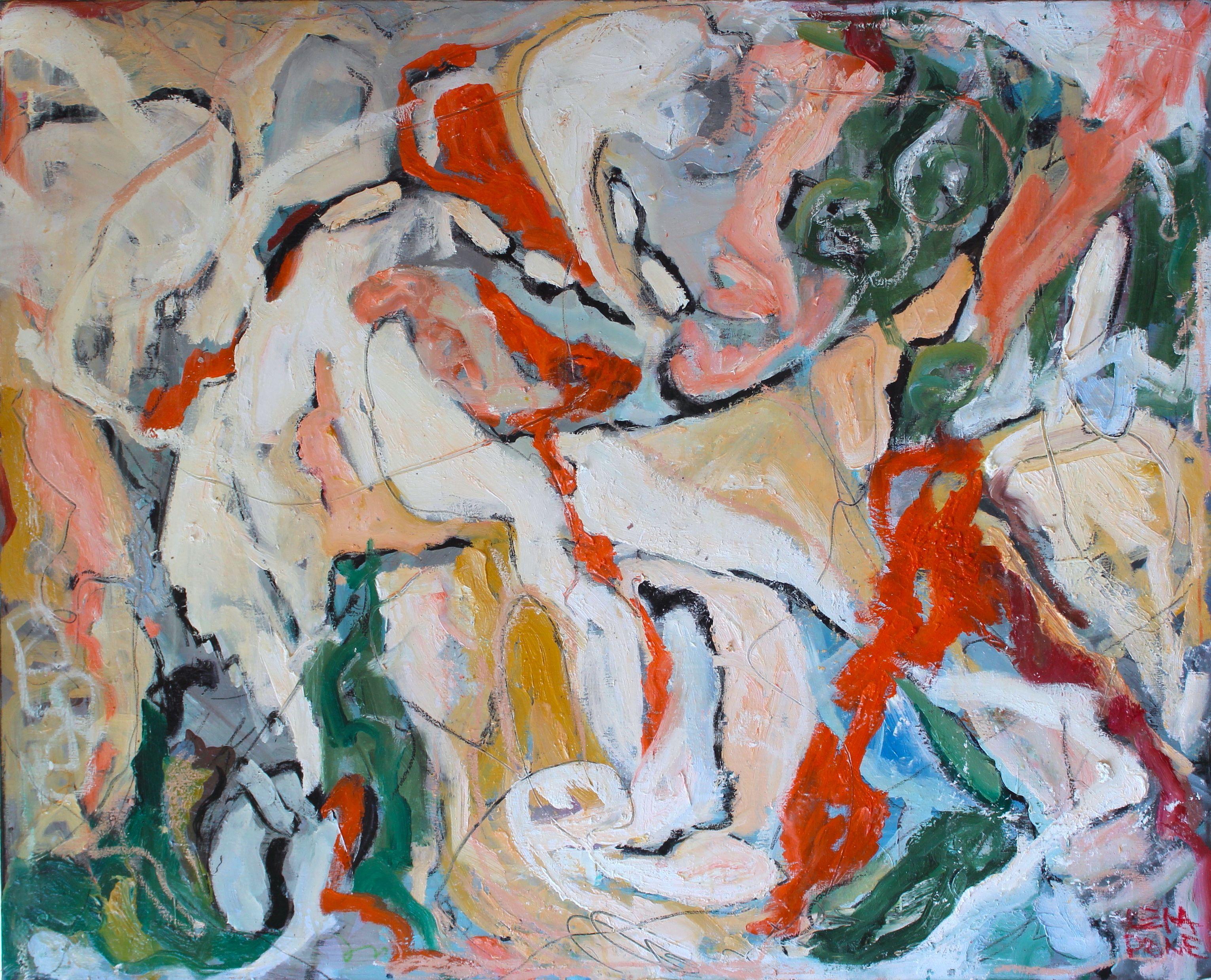 The Masquerade, Painting, Oil on Canvas