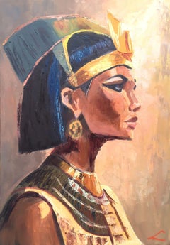 Regina egizia, Pittura, Olio su tela