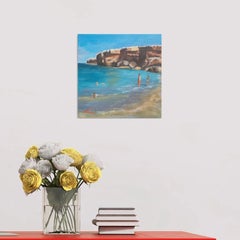 Spilies beach, Painting, Oil on Canvas