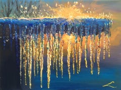 Icicles, Painting, Oil on Canvas