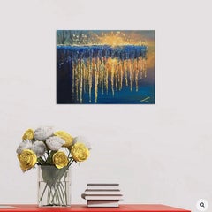 Icicles, Painting, Oil on Canvas