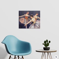 Ballerinas, Painting, Oil on Canvas