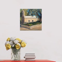 Small chhapel at Gerani, Painting, Oil on Canvas