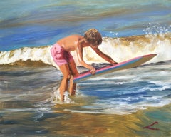 Going to surf 4, Painting, Oil on Canvas