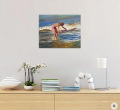 Going to surf 4, Painting, Oil on Canvas