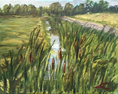 Canale delle canne, Pittura, Olio su tela