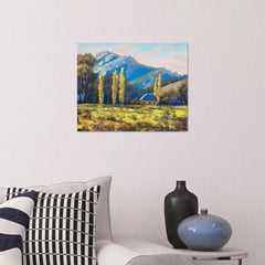 Sunny landscape, Painting, Oil on Canvas