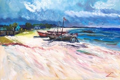 Before storm, Painting, Oil on Canvas