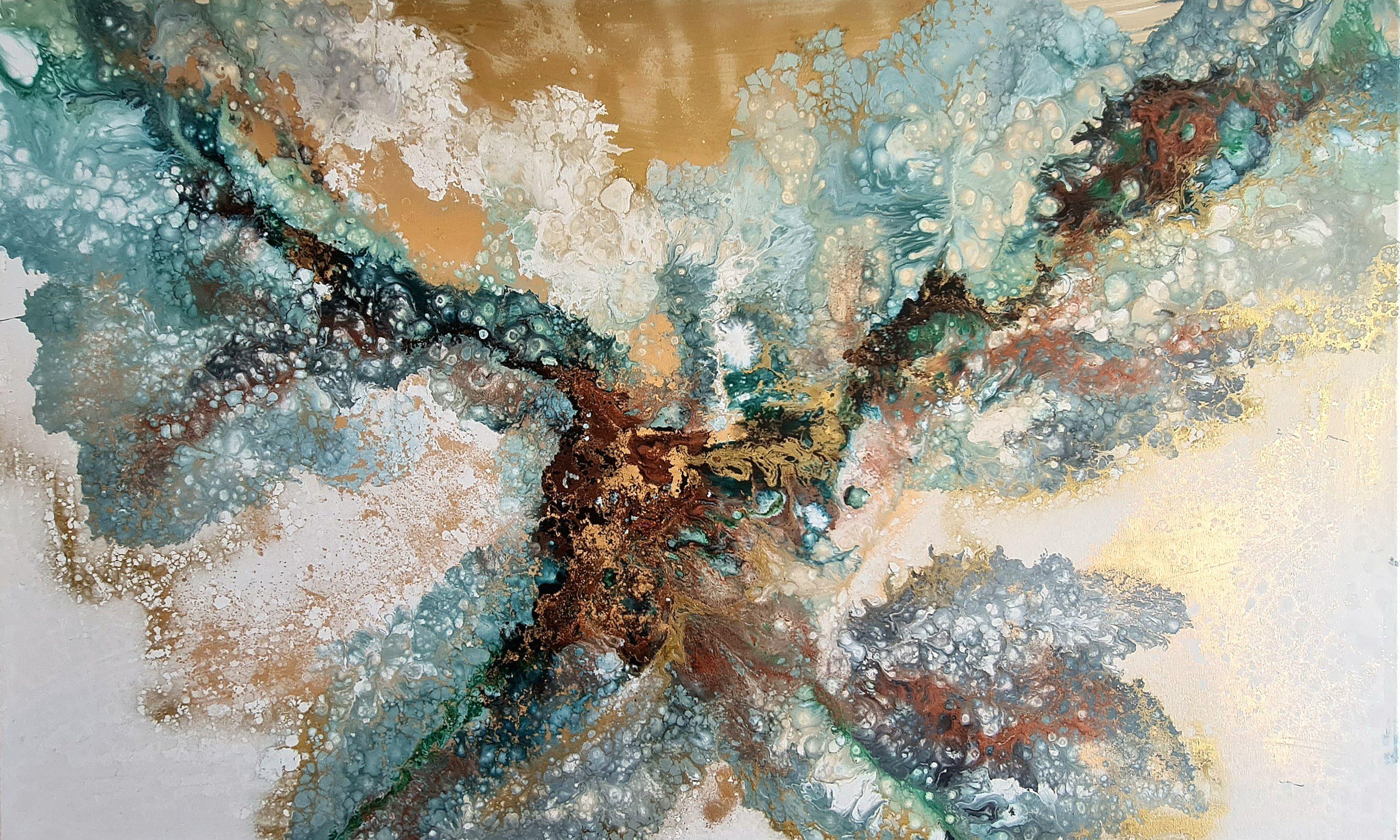 New Life, Pittura, Acrilico su tela