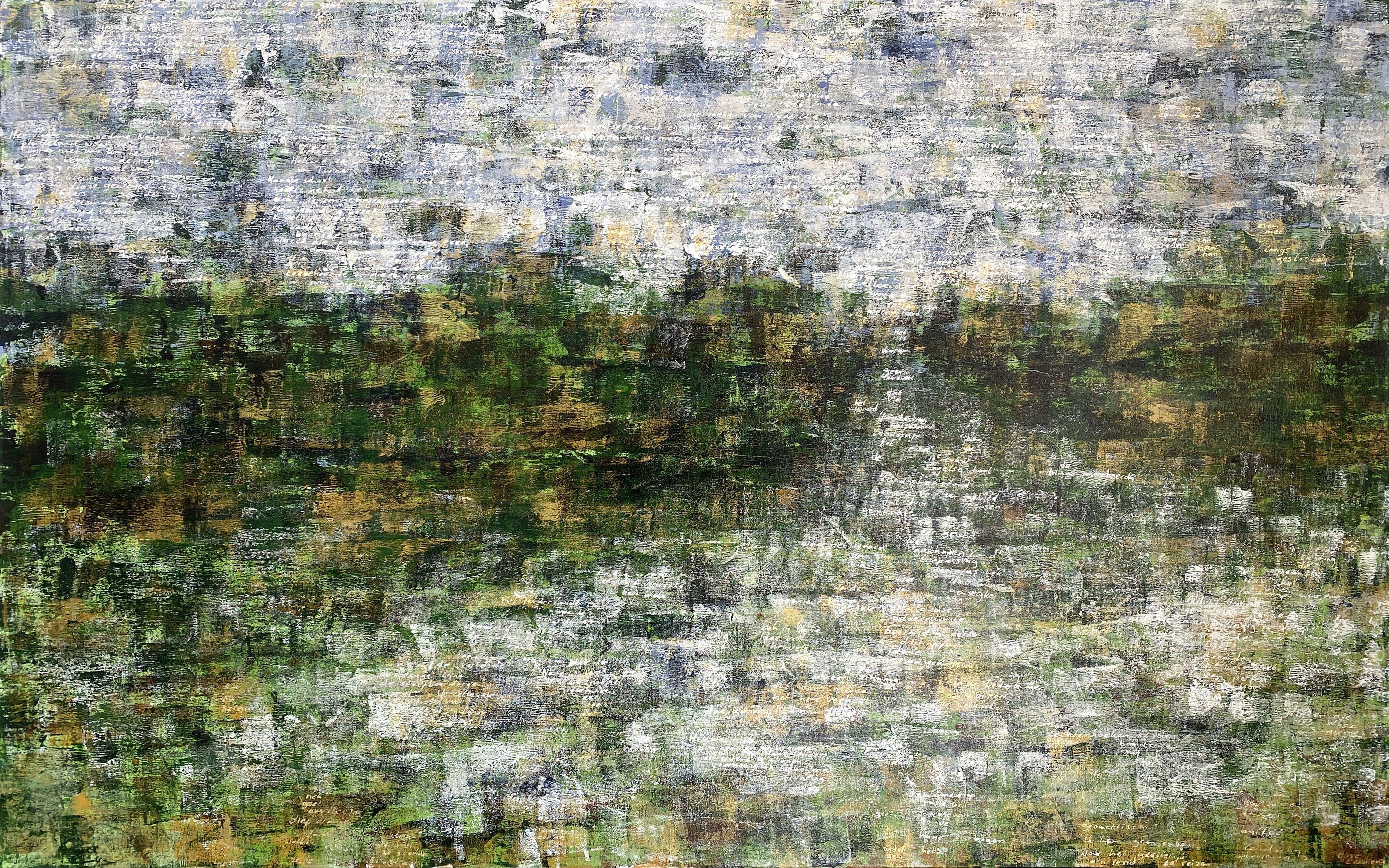 Escaped Land 08, Painting, Acrylic on Canvas - Art by Elise Eekhout