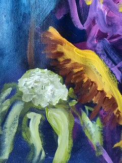 Composition florale 08242, Peinture, Acrylique sur toile