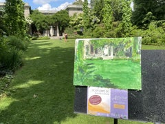 Van Vleck Gärten  Montclair, Gemälde, Aquarell auf Papier
