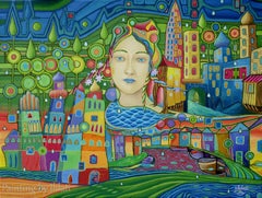 Living in a dream, Painting, Oil on Canvas