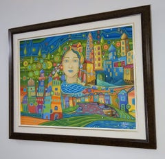 Vivre dans un rêve, peinture, huile sur toile