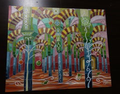 Andalucía abstracta, Pintura, Óleo sobre lienzo
