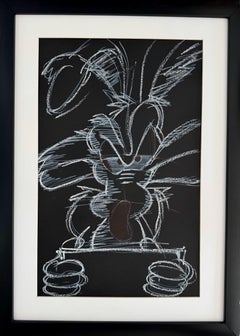 The Beginning, Drawing, Charcoal on Paper