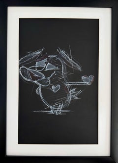 Dream Trace, Drawing, Charcoal on Paper